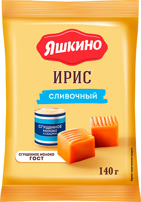 detail Iris slivočný Yaškino 140g