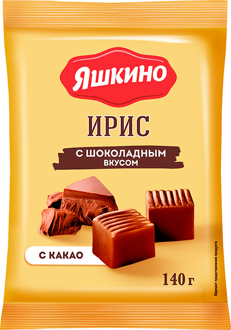 detail Iris čokoládový Yaškino 140g