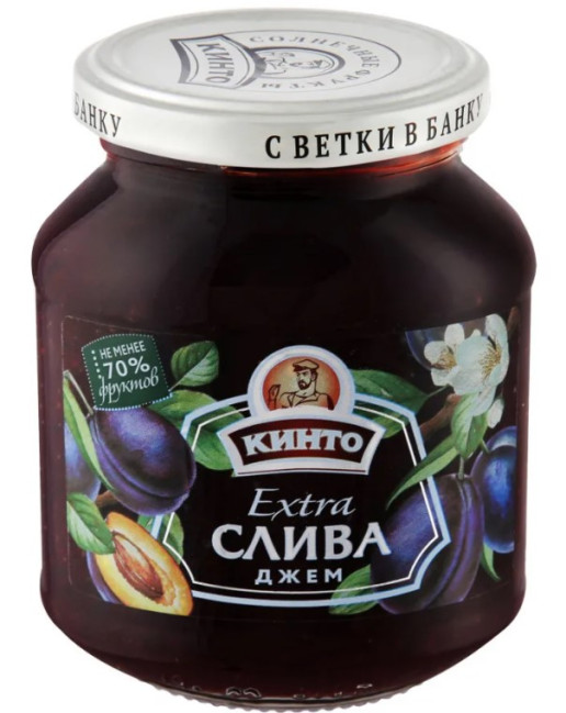 detail Slivkový džem Kinto 400g Extra
