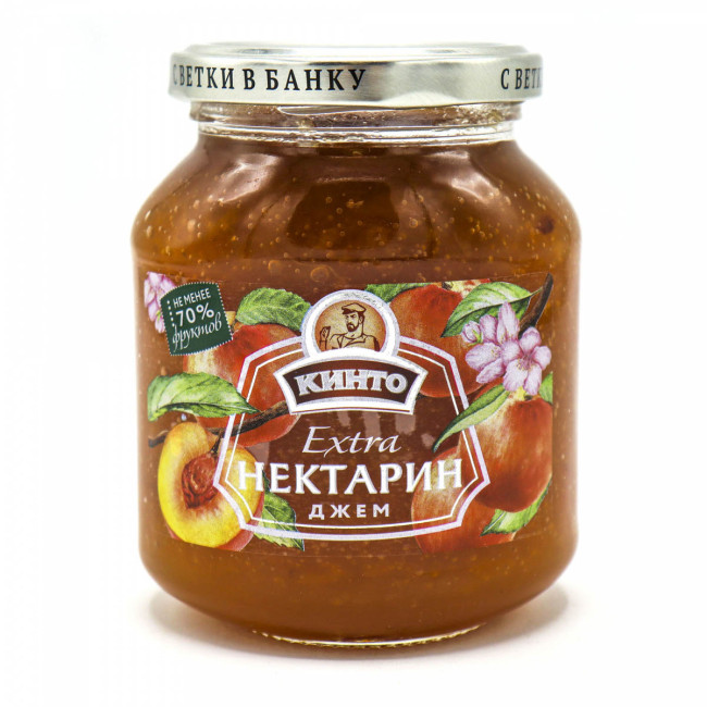 detail Nektárinkový džem Kinto 400g Extra