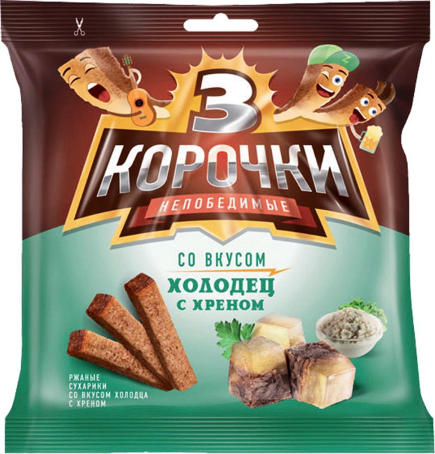 detail Suchariky křen a sulc 40g Tři koročki