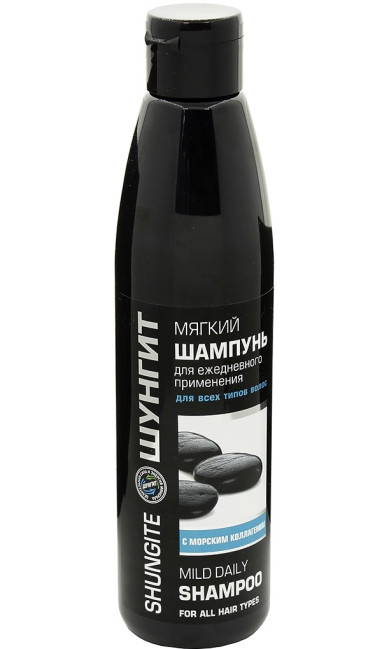 detail Měkký šampon šungit 330ml