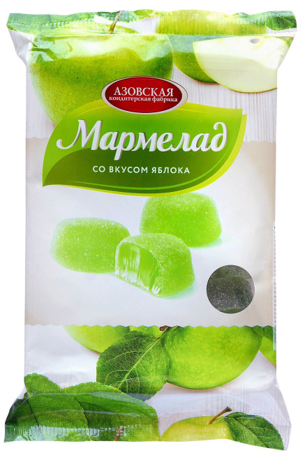 detail Marmeláda s jablečnou příchutí 300g Azovskaja