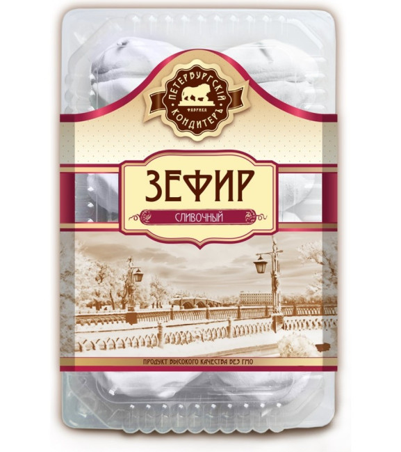 detail Zefír so smotanovou príchuťou 420g Peterburgskij konditer