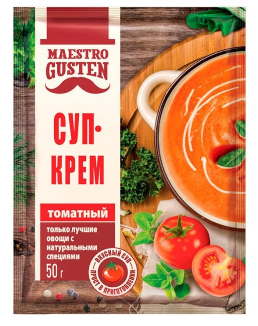 detail Paradajková krémová polievka 50g Maestro Gusten