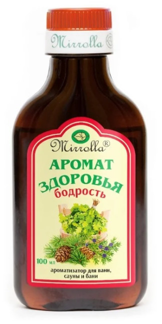 detail Saunová vôňa Bodrosť 100ml Mirrolla Vôňa zdravia