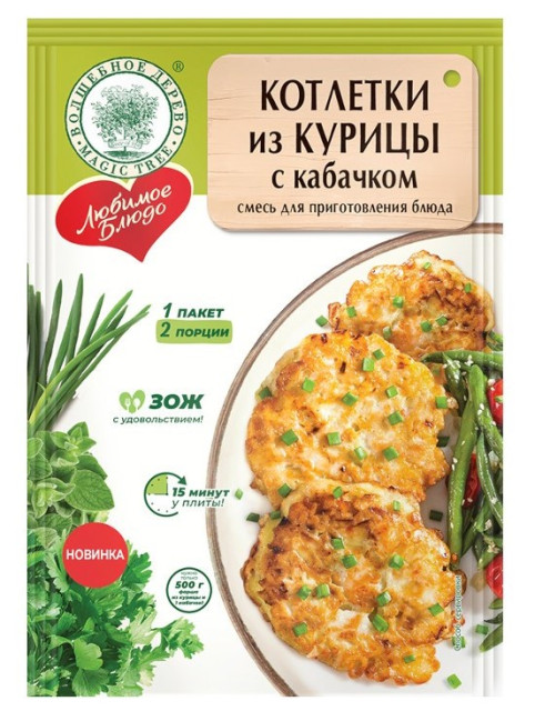 detail Zmes na kuracie rezne s cuketou 20g V.D.