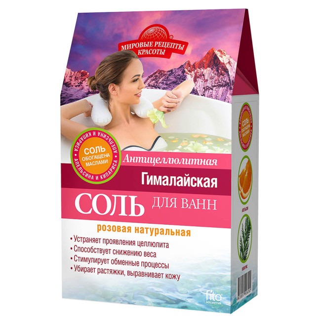 detail Kúpeľová soľ anticelulitídna 500g Fito Cosmetic             