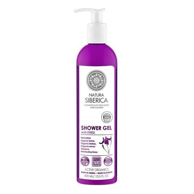 detail Sprchový gél Antistresový 400ml Natura Siberica