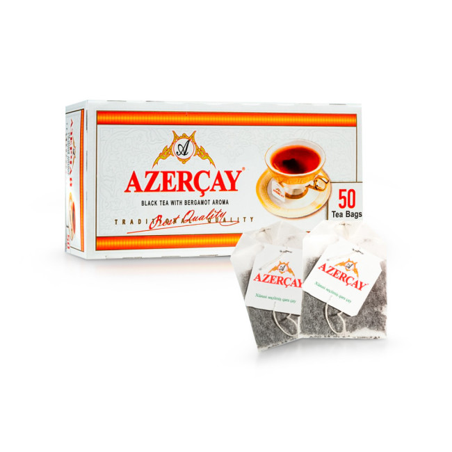 detail Černý azerčaj s bergamotem 25*2g