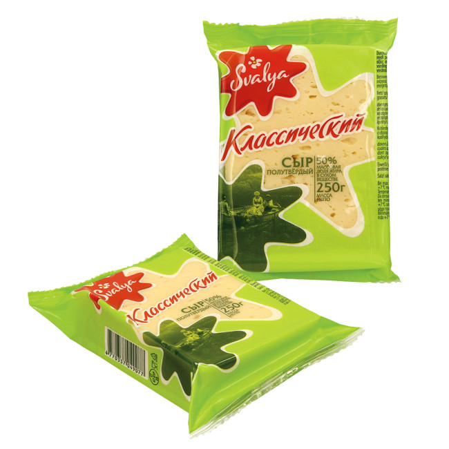 detail Tvrdý sýr Klasický 250g Svalja