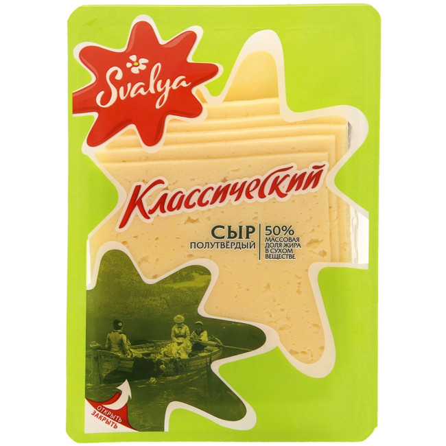 detail Sýr Klasický nakrájený Svalya 150g