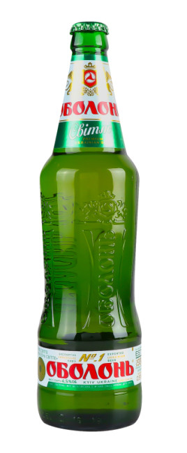 detail Svetlé pivo Obolon sklo 0,5L 4,5%