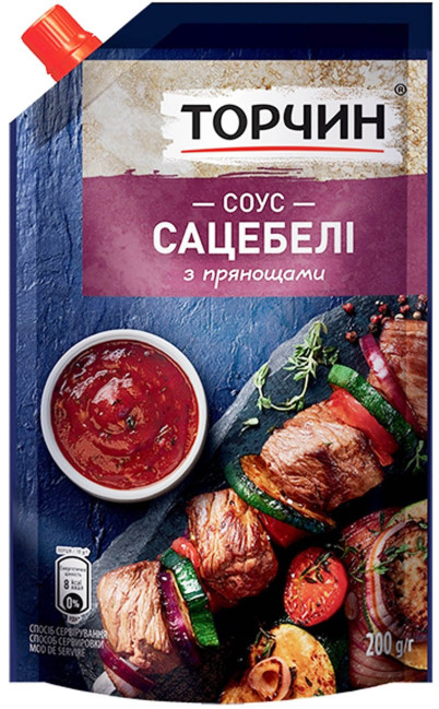 detail Omáčka Sacebeli Torčin 200g