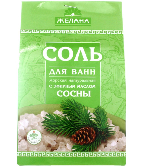 detail Kúpeľová soľ Borovica 500g Želana