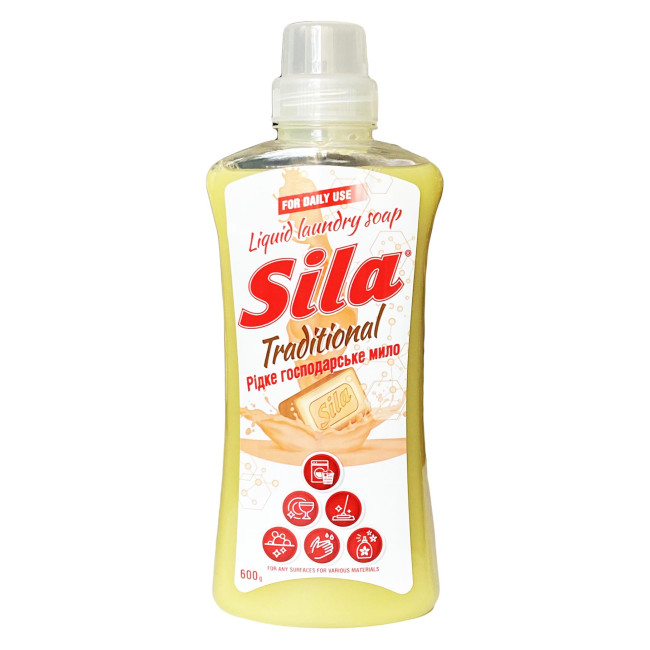 detail Tekuté mydlo na pranie 600g Sila