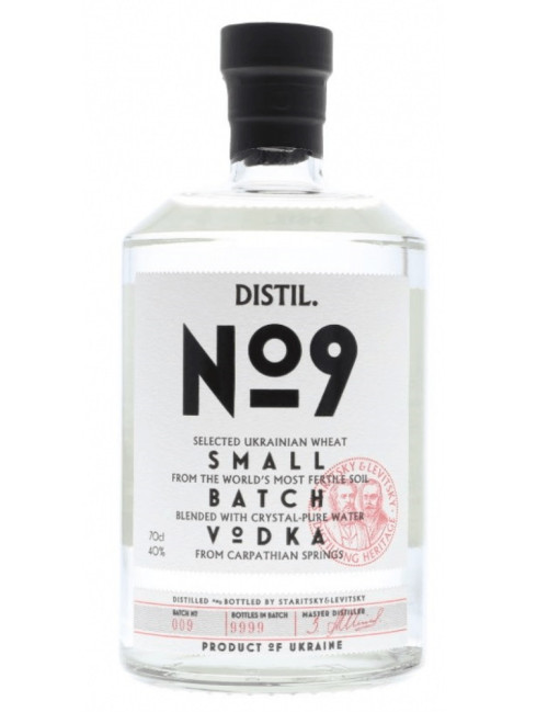 detail Vodka Distil №9 0,7L 40% Product of Ukraine