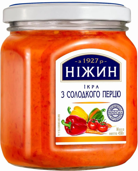 detail Nátierka zo sladkej papriky 450g Nežín