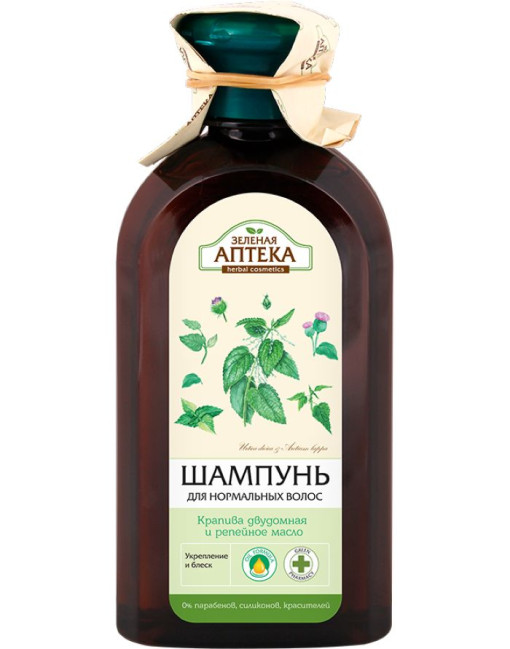 detail Šampón žihľava a lopúchový olej 350ml Z.A.