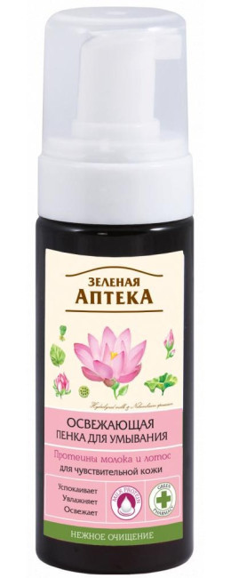 detail Osviežujúca pena na tvár 150ml Zelenaya Apteka
