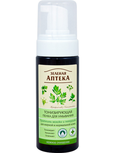 detail Čistiaci pena na pleť tonizujúcu 150ml  Zelenaya Apteka