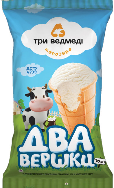 detail Zmrzlina Dva veršky 70g Tri Medvede