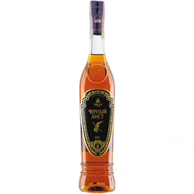 detail Brandy Čierny Čap 5 rokov 0,5L 40% AROMA 