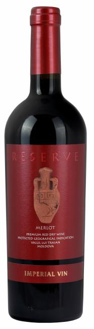 detail Červené suché víno Merlot 0,75L Reserve