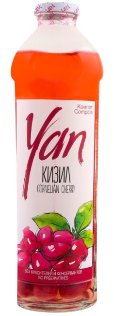 detail Dřinový kompot Yan 930ml