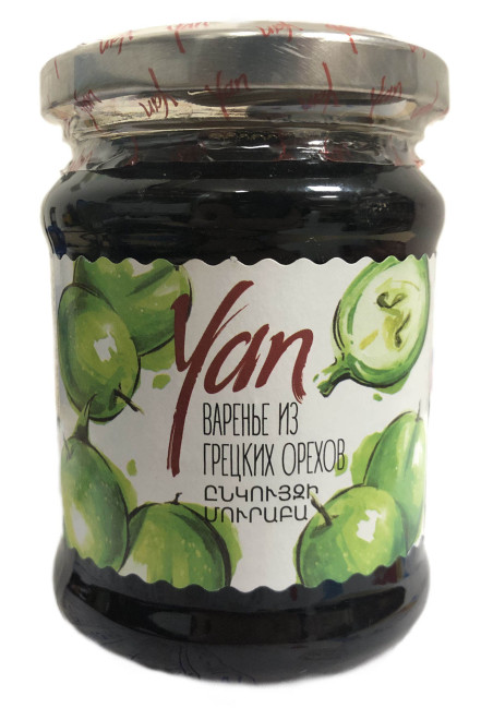 detail Zavarenina orechová Yan 300g