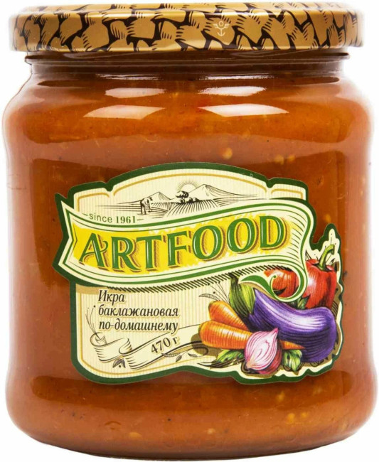 detail Kaviár z baklažánu na domáci spôsob 470g ArtFood