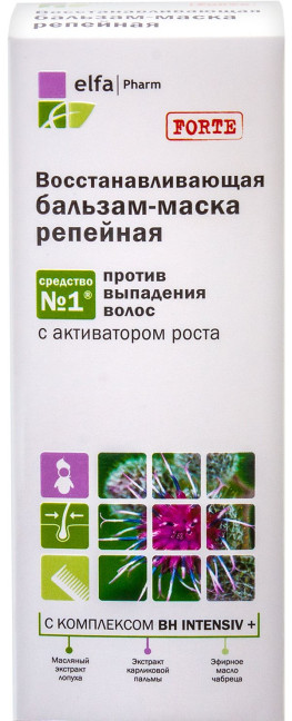 detail Balzám maska Lopuch Elfa Pharm 200ml