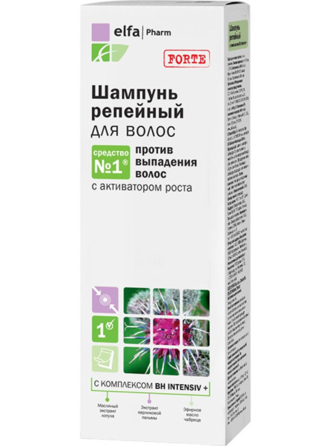 detail Lopúchový šampón proti vypadaniu 200ml Elfa Pharm