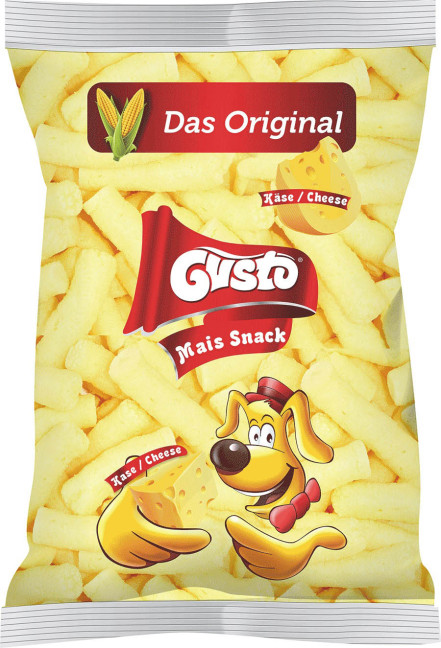 detail Kukuřičné tyčinky se sýrem Gusto 100g