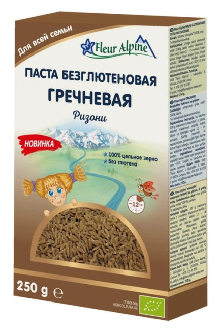 detail Bezlepkové pohánkové cestoviny 250g Fleur Alpine