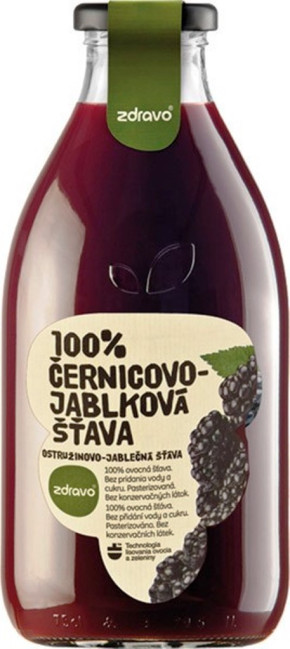 detail Ostružinova-jablečná št'áva Zdravo 0,75L