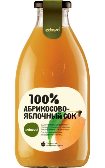 detail Štáva 100% marhuľovo-jablková 0,75l Zdravo