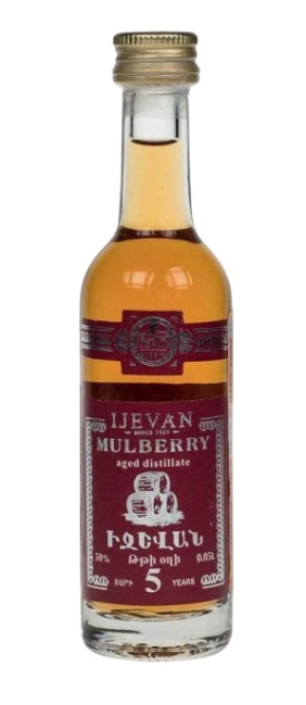 detail Brandy Mulberry 5 rokov 0,05L 50% IJEVAN