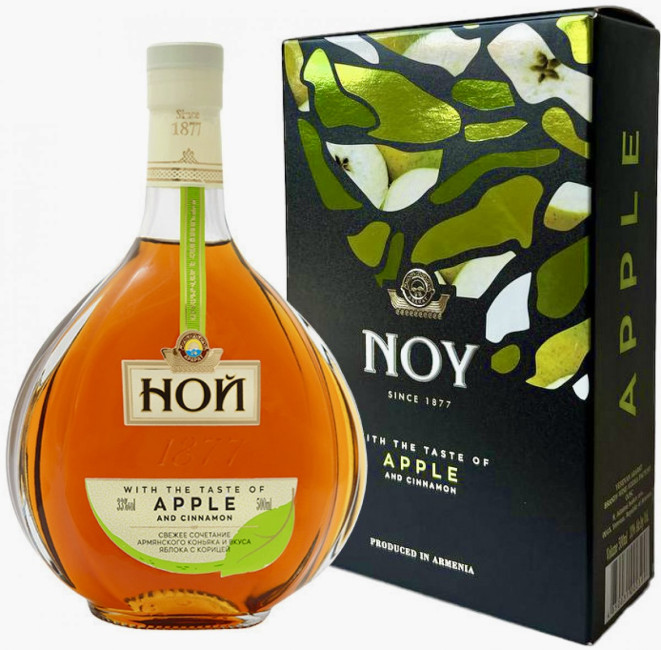 detail Brandy s príchuťou jablka 33% 0,5L NOY