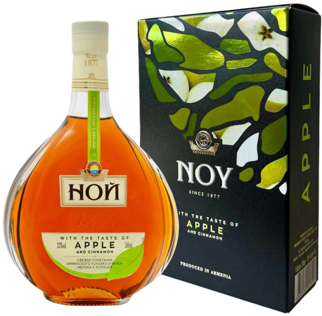 detail Brandy s príchuťou jablka 33% 0,5L NOY