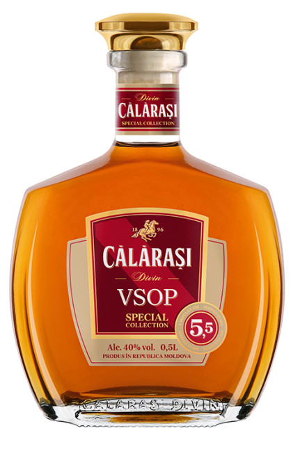 detail Brandy VSOP 5-ročný 40% 0,5 l Calarasi