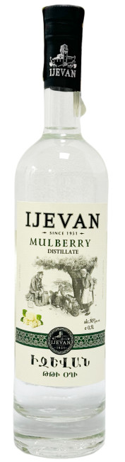 detail Ovocný destilát z bielej moruše 50% 0,5L IJEVAN