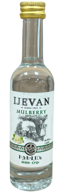 detail Ovocný destilát z bielej moruše 50% 0,05L IJEVAN