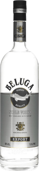 detail Vodka Beluga Noble 40% 1L