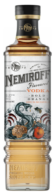 detail Vodka Nemiroff Bold Orange 1 l 40%