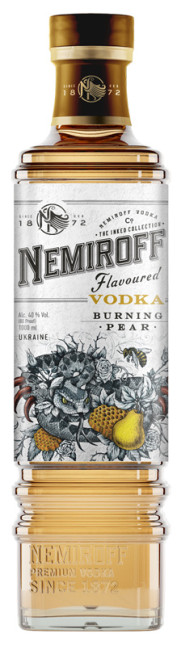 detail Vodka Nemiroff Burning Pear 1 l 40%
