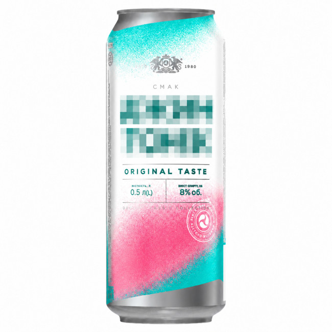 detail Alkoholický miešaný nápoj sýtený oxidom uhličitým 8% 0,5l Obolon