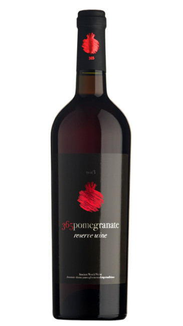 detail Červené polosladké víno z granátového jablka 13,5% 0,75l 365