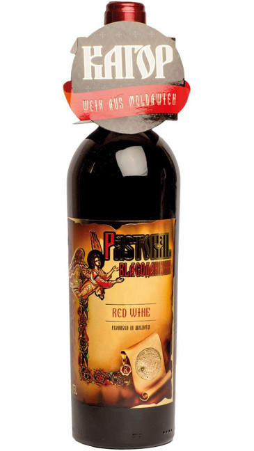 detail Víno červené polosladké Pastoral Blagodarenie 0,75l (Kágor)