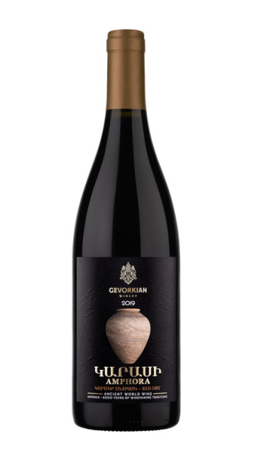 detail Červené suché víno Amfora 12% 0,75 l Gevorkian